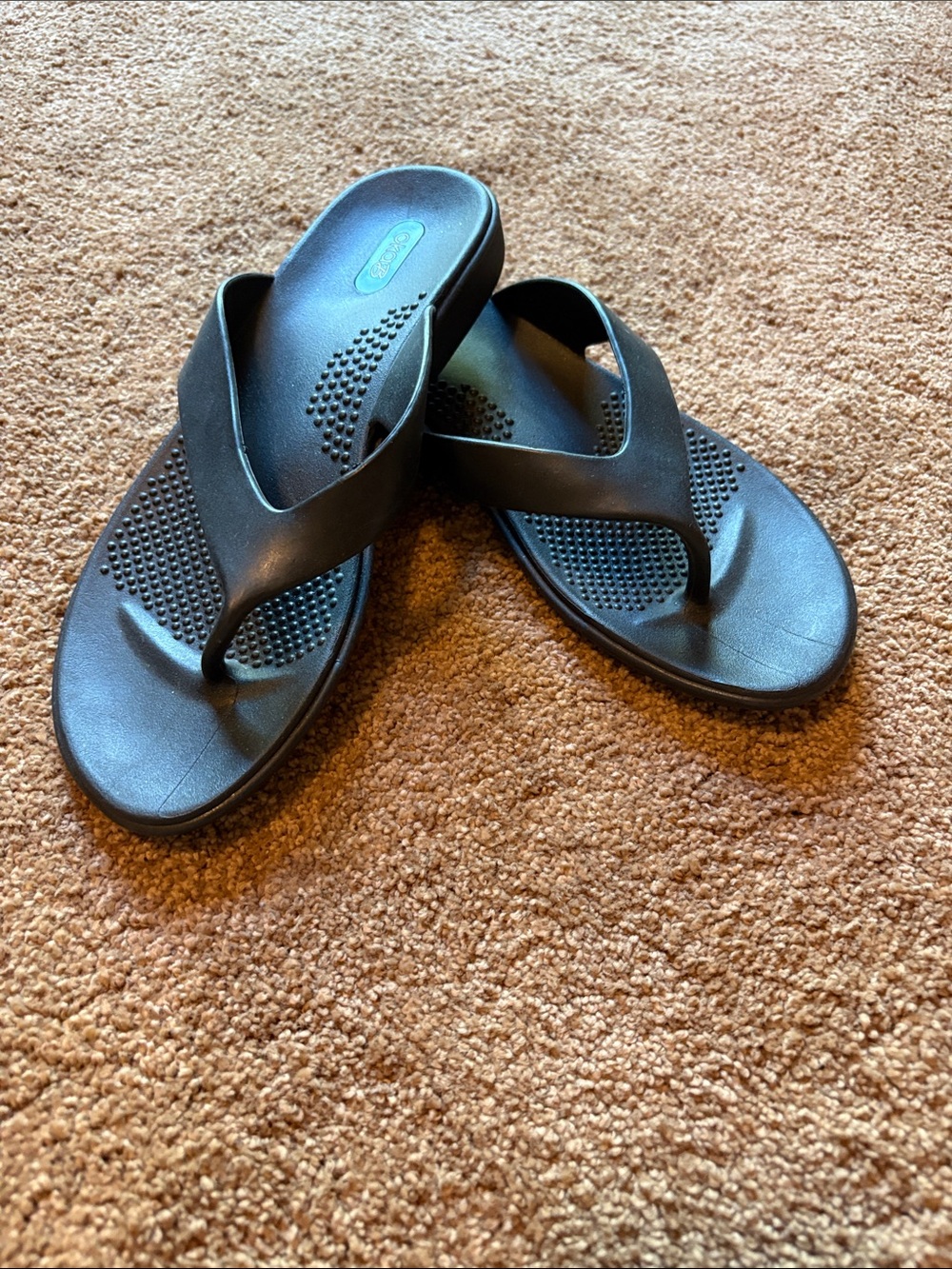 Women’s OKA. B Black Comfort Flip Flop Sandals